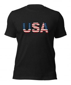 Alternative view of USA Flag Graphic T-Shirt Classic Patriotic Statement Tee
